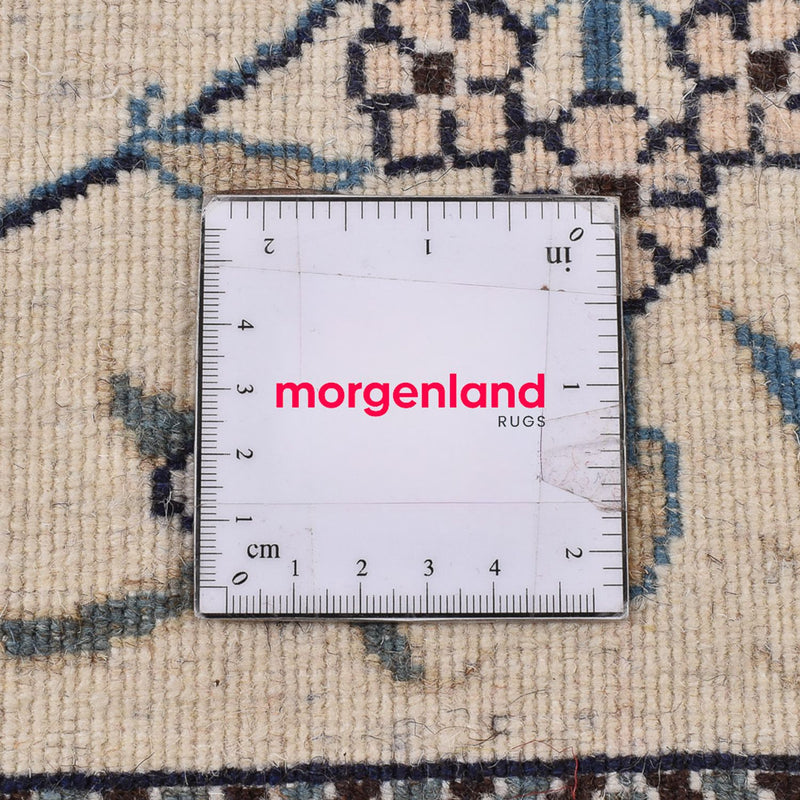 Perzisch tapijt - Nain - 140 x 88 cm - lichtgrijs