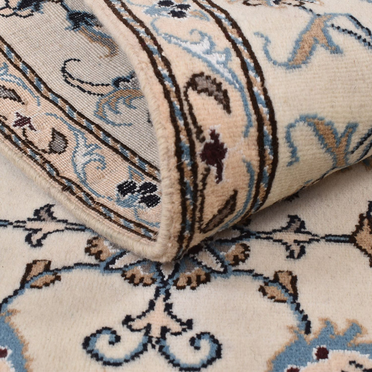 Loper Perzisch tapijt - Nain - 200 x 80 cm - beige