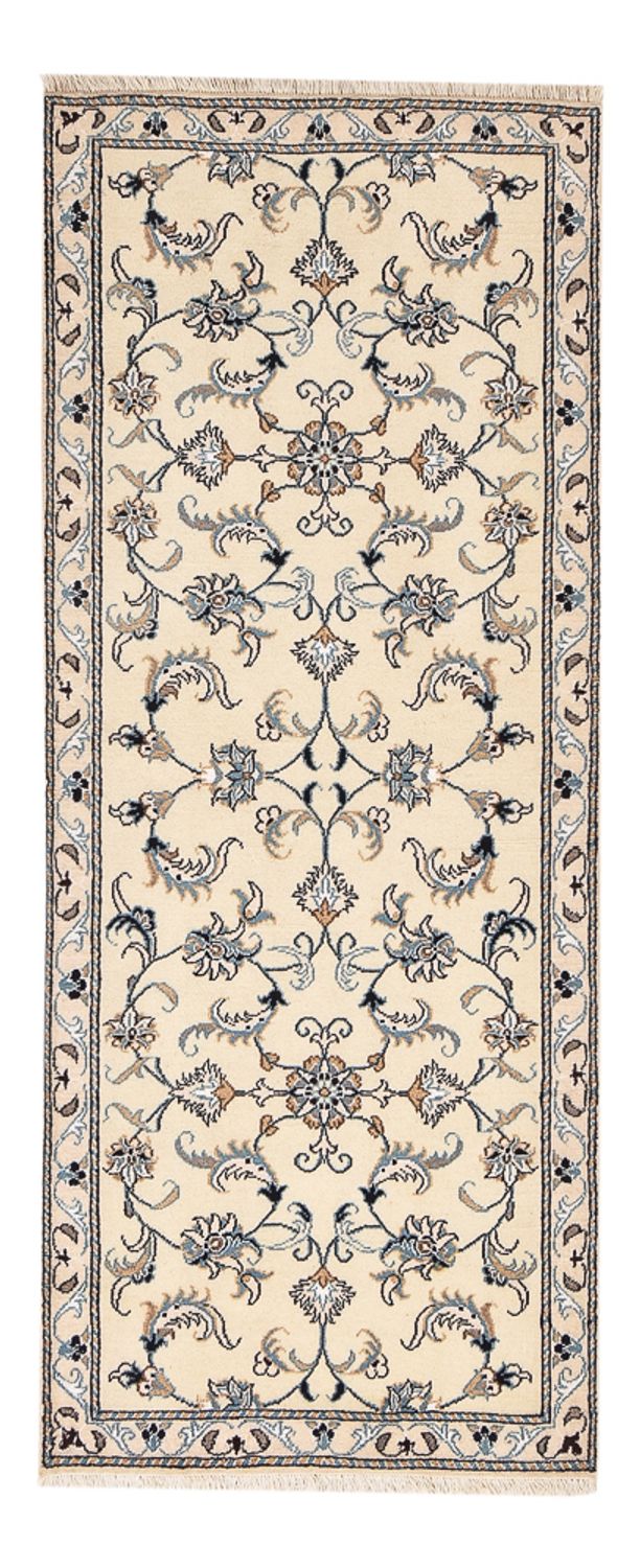 Loper Perzisch tapijt - Nain - 193 x 80 cm - beige