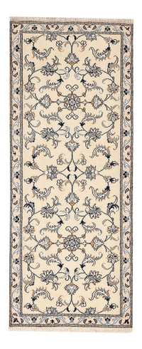 Loper Perzisch tapijt - Nain - 193 x 80 cm - beige