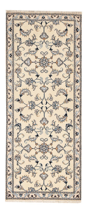 Loper Perzisch tapijt - Nain - 193 x 80 cm - beige