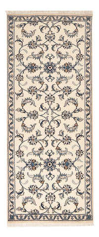 Loper Perzisch tapijt - Nain - 190 x 80 cm - beige
