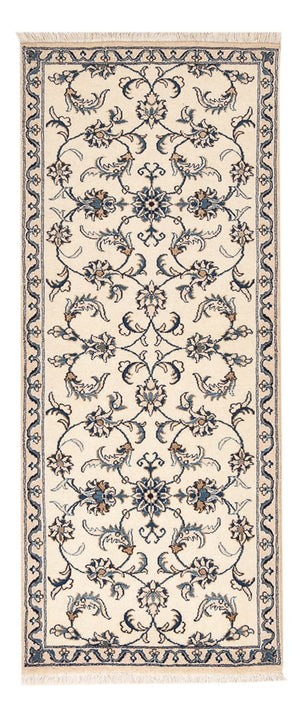 Loper Perzisch tapijt - Nain - 190 x 80 cm - beige
