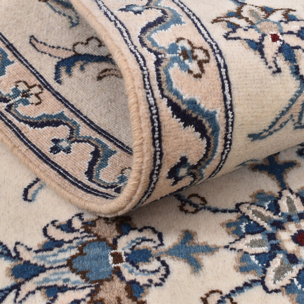 Loper Perzisch tapijt - Nain - 190 x 80 cm - beige