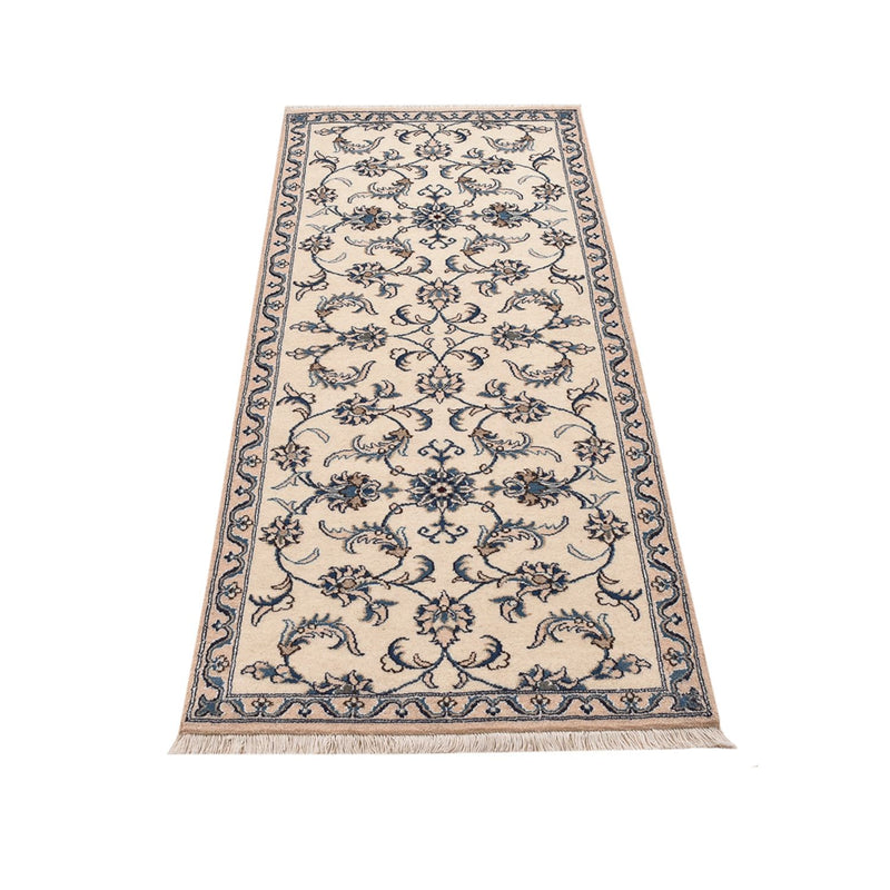 Loper Perzisch tapijt - Nain - 190 x 80 cm - beige