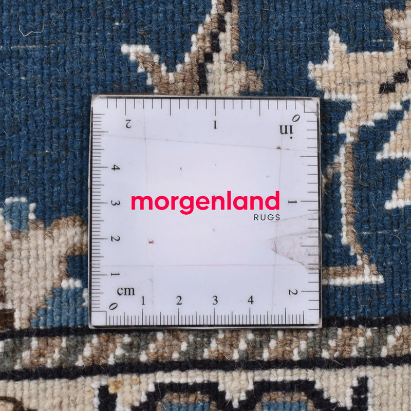 Loper Perzisch tapijt - Nain - 195 x 77 cm - zee blauw