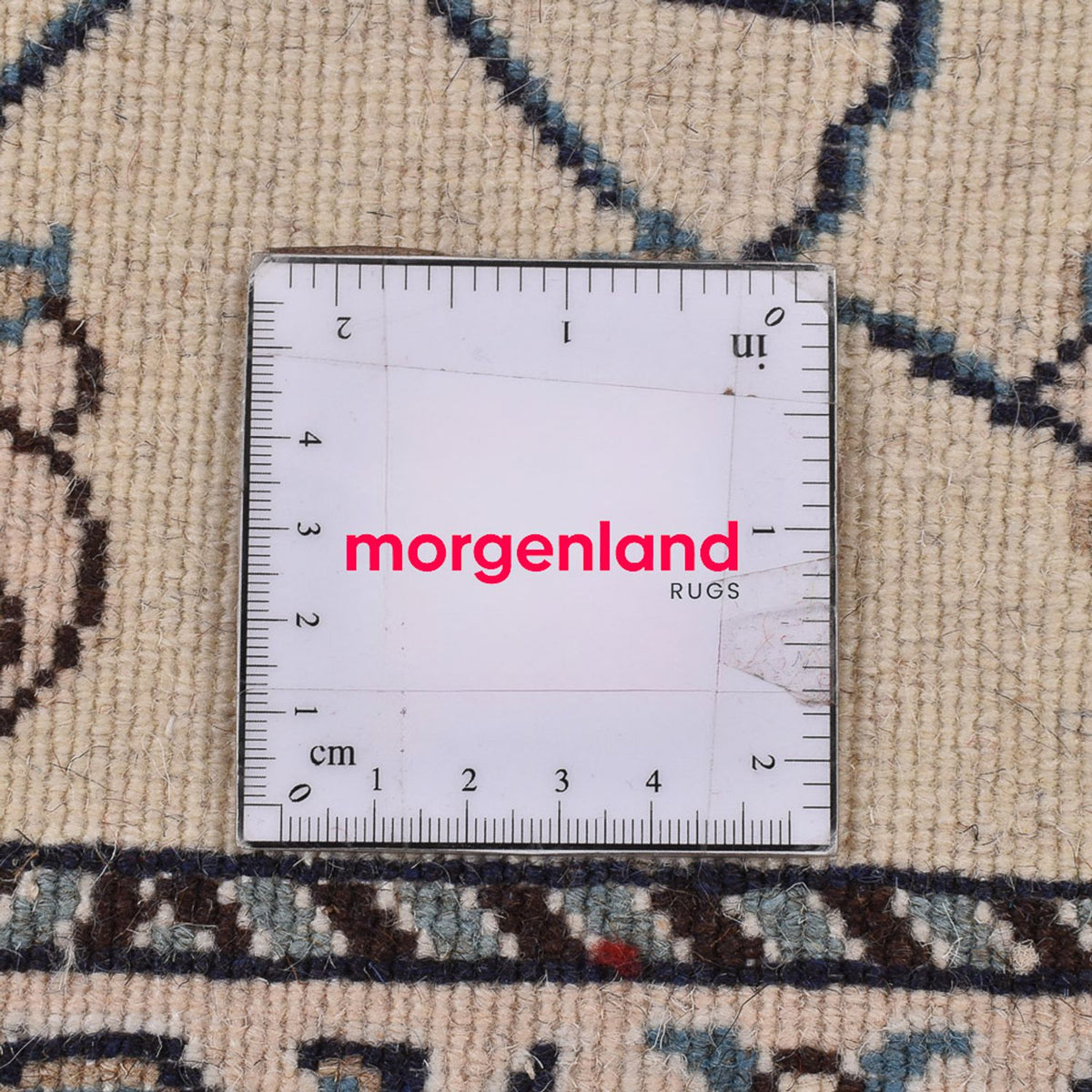 Perzisch tapijt - Nain - 137 x 71 cm - lichtgrijs