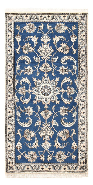 Perzisch tapijt - Nain - 135 x 67 cm - blauw