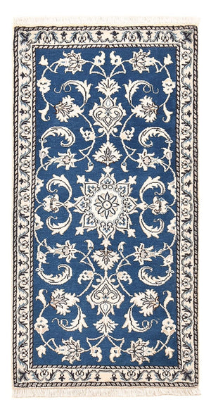 Perzisch tapijt - Nain - 141 x 72 cm - blauw