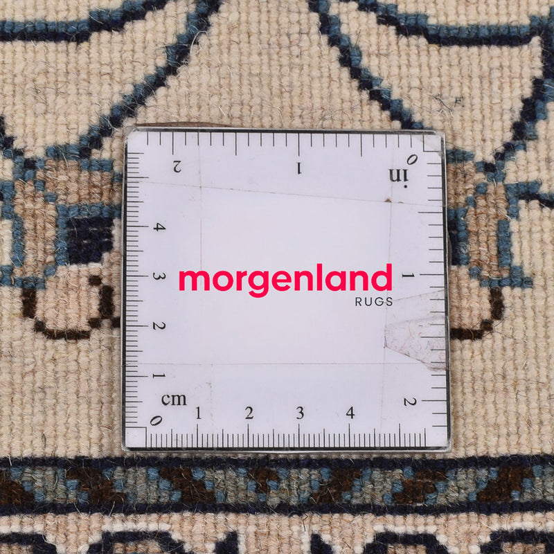 Perzisch tapijt - Nain - 143 x 70 cm - lichtgrijs