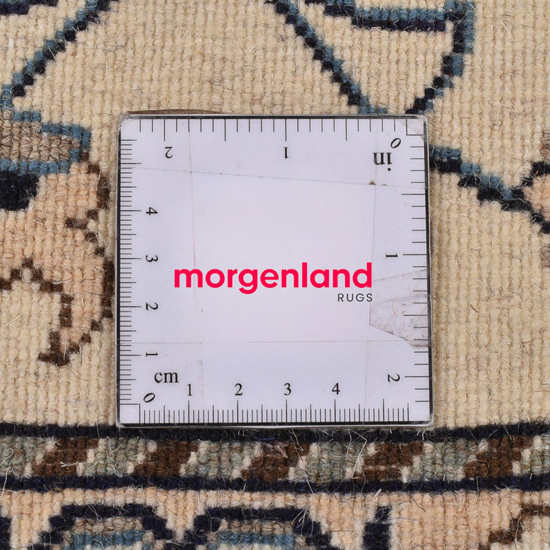 Perzisch tapijt - Nain - 139 x 68 cm - lichtgrijs