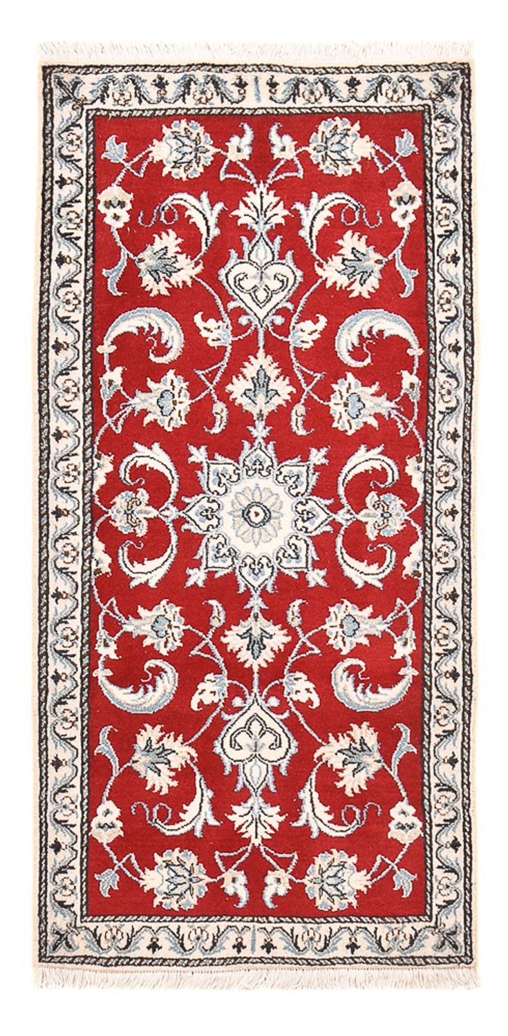 Perzisch tapijt - Nain - 142 x 69 cm - rood