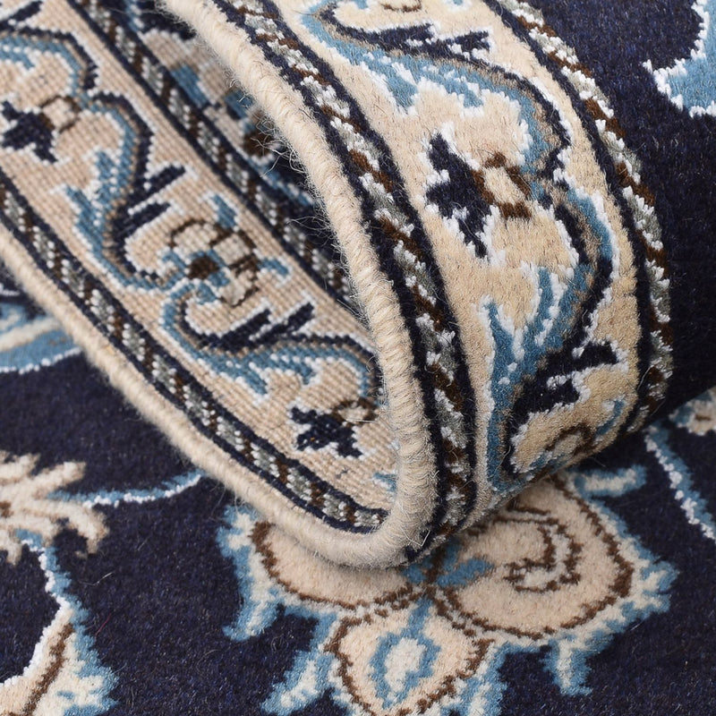 Perzisch tapijt - Nain - 139 x 68 cm - donkerblauw