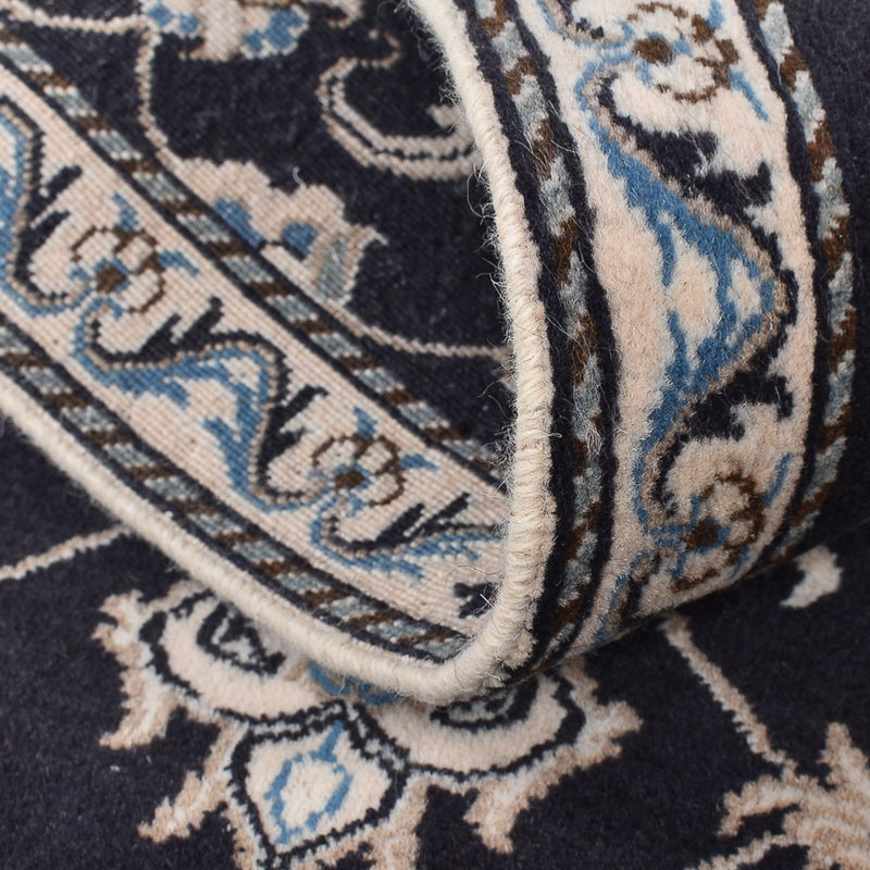 Perzisch tapijt - Nain - 136 x 70 cm - donkerblauw