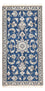Perzisch tapijt - Nain - 140 x 68 cm - blauw