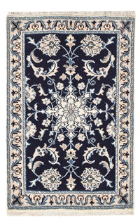 Perzisch tapijt - Nain - 90 x 60 cm - donkerblauw
