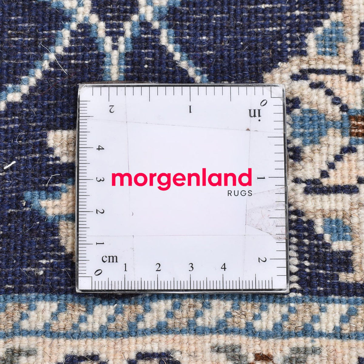 Perzisch tapijt - Nain - 90 x 60 cm - donkerblauw