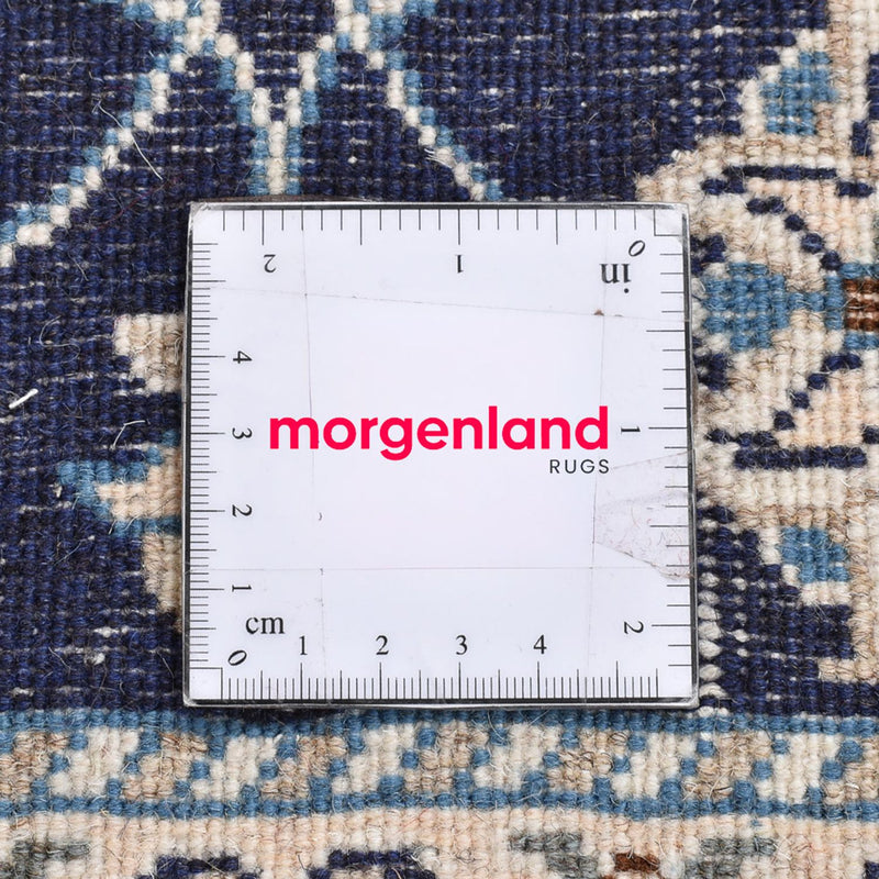 Perzisch tapijt - Nain - 90 x 60 cm - donkerblauw