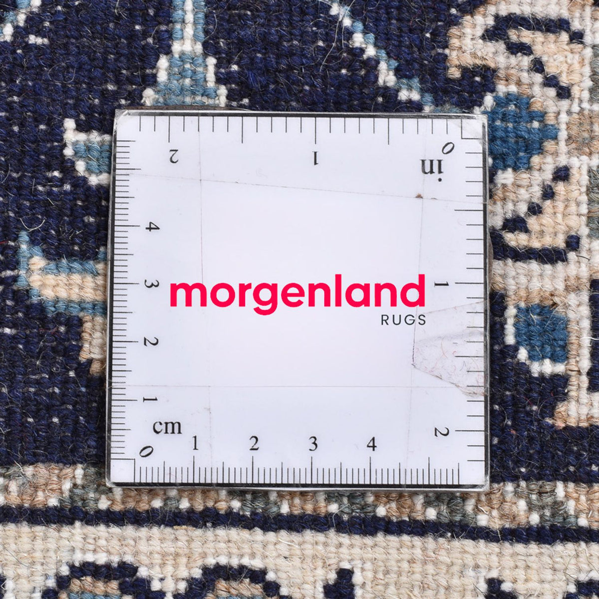 Perzisch tapijt - Nain - 90 x 55 cm - donkerblauw