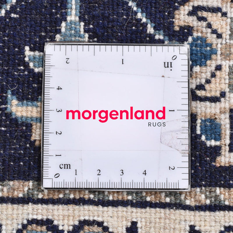 Perzisch tapijt - Nain - 90 x 55 cm - donkerblauw