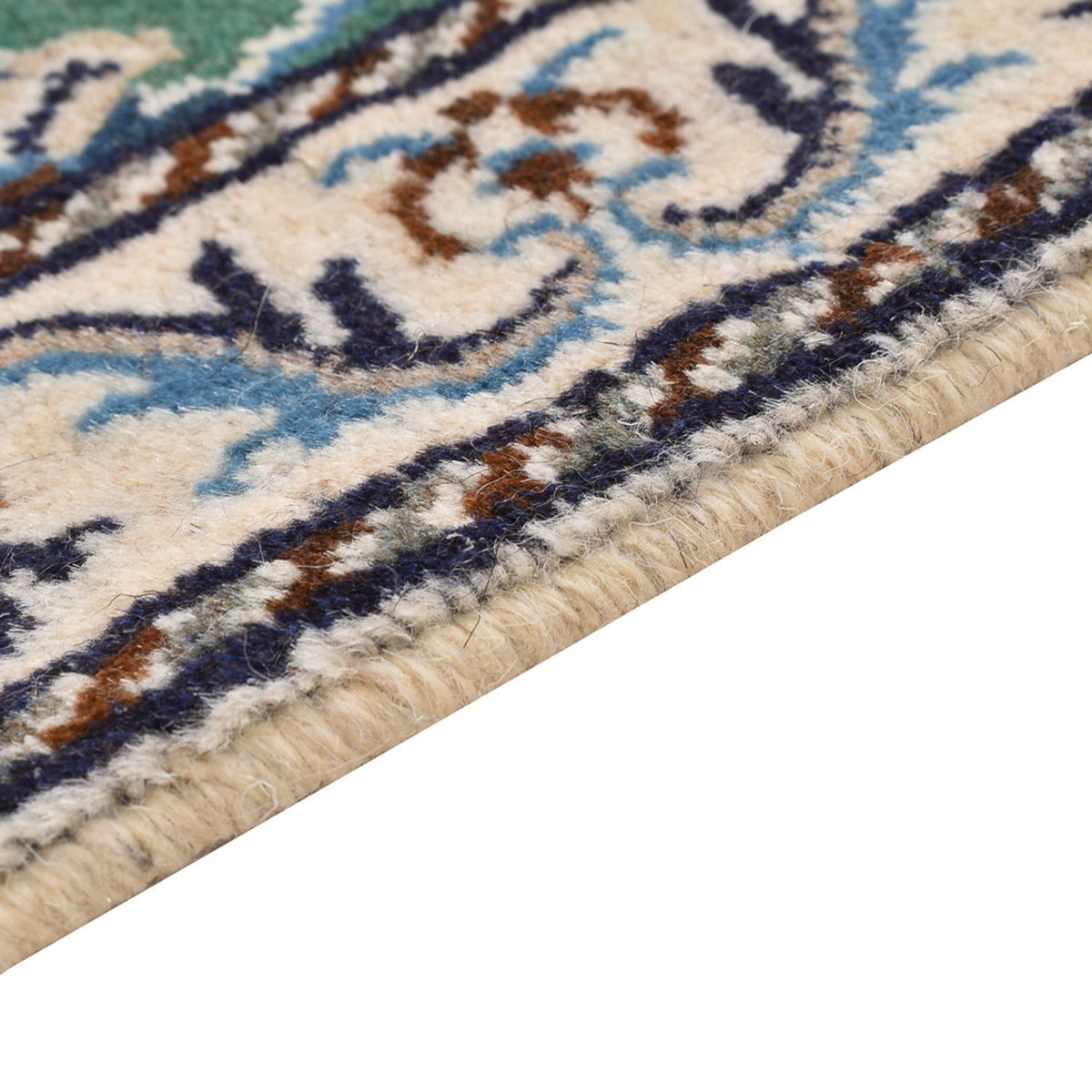 Perzisch tapijt - Nain - 87 x 60 cm - groen