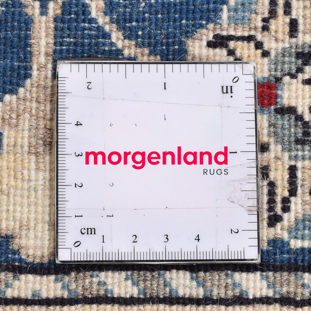 Perzisch tapijt - Nain - 90 x 56 cm - blauw