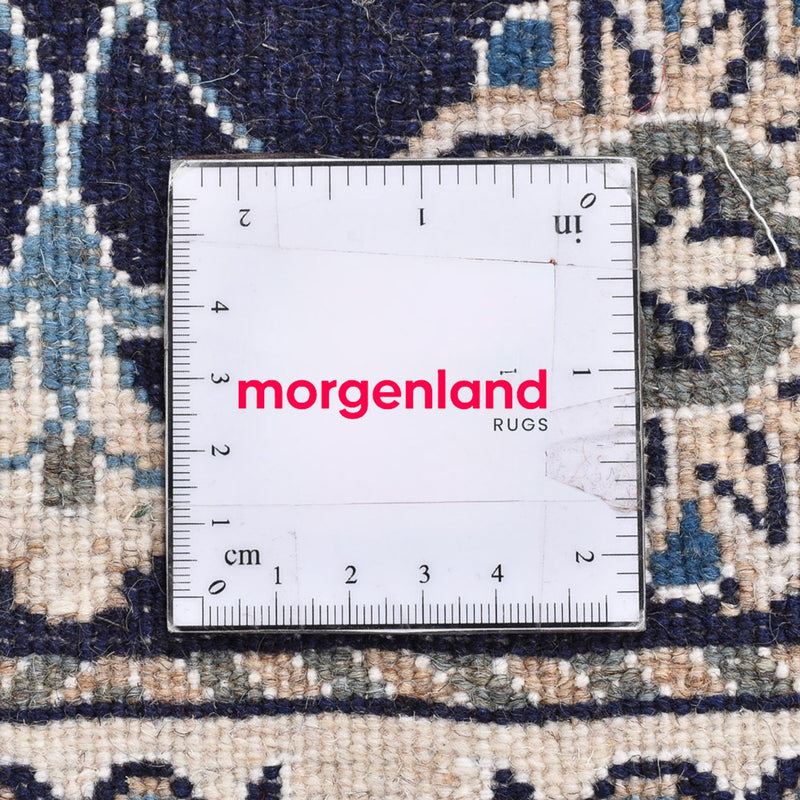 Perzisch tapijt - Nain - 90 x 57 cm - donkerblauw