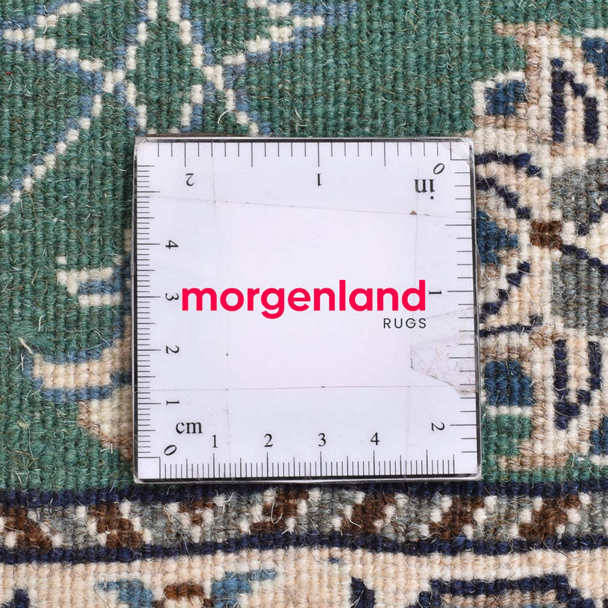 Perzisch tapijt - Nain - 90 x 57 cm - groen