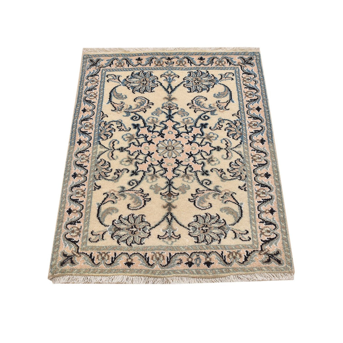 Perzisch tapijt - Nain - 87 x 60 cm - beige