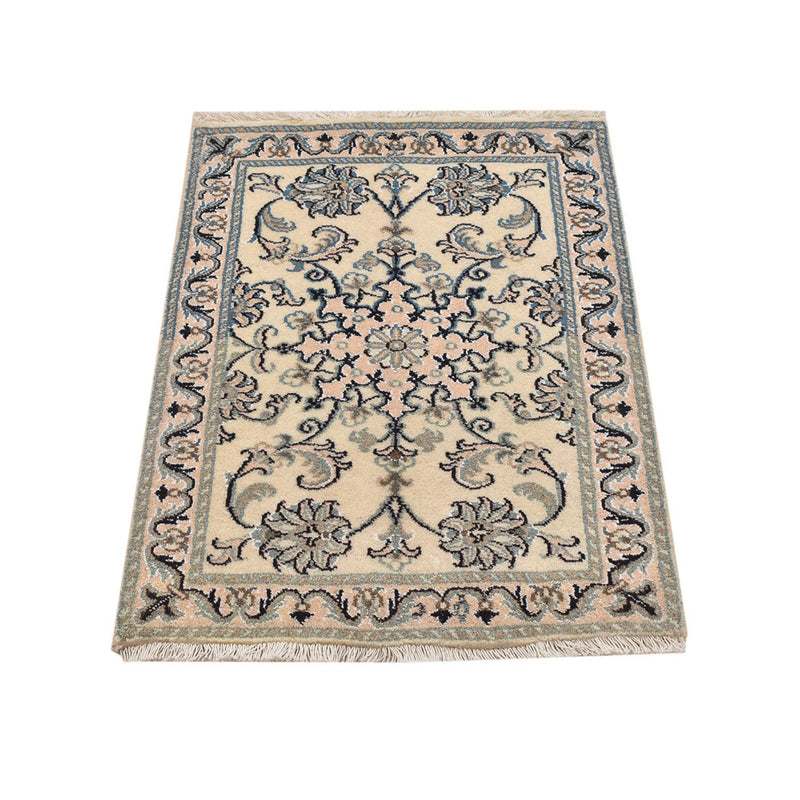 Perzisch tapijt - Nain - 87 x 60 cm - beige