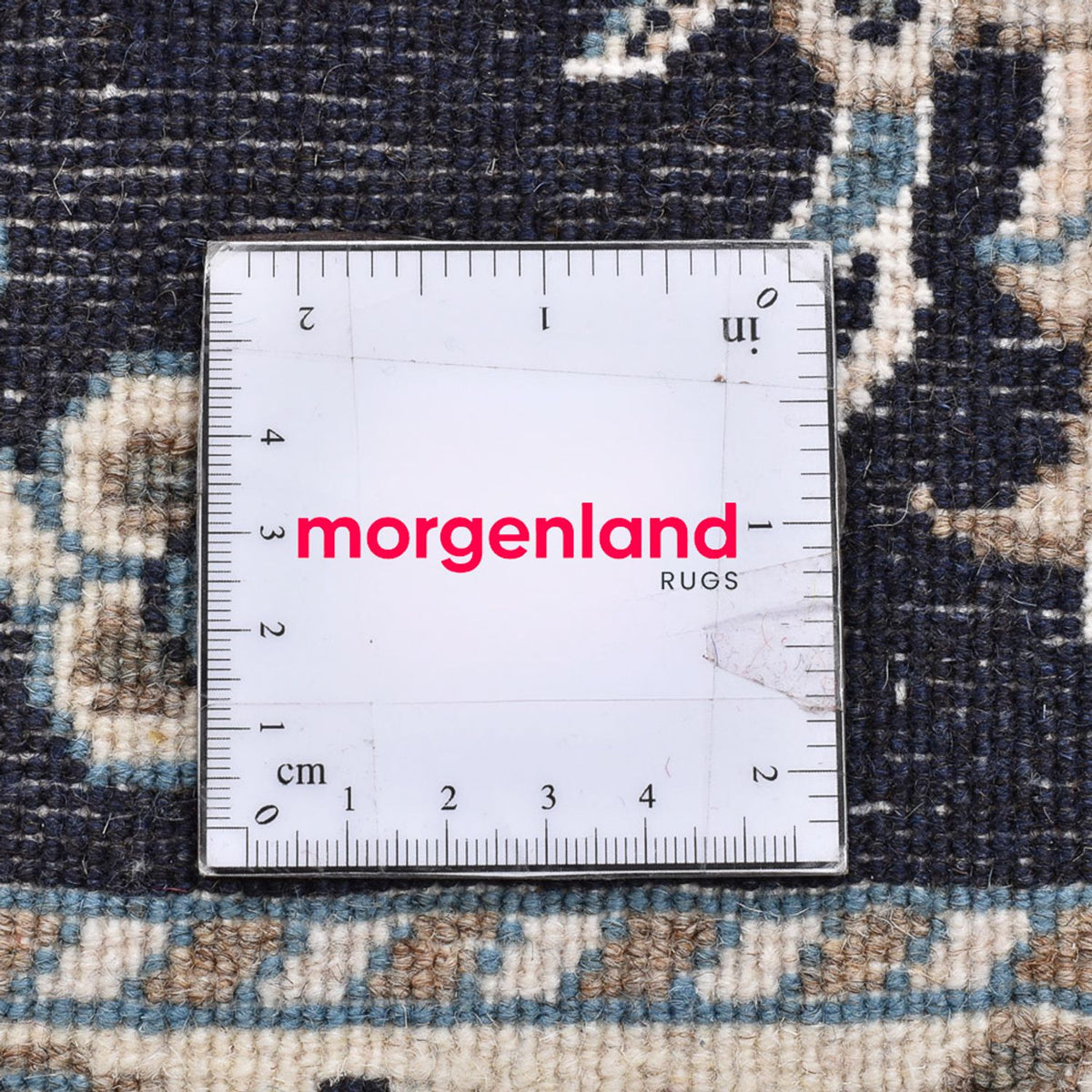 Perzisch tapijt - Nain vierkant  - 100 x 100 cm - donkerblauw