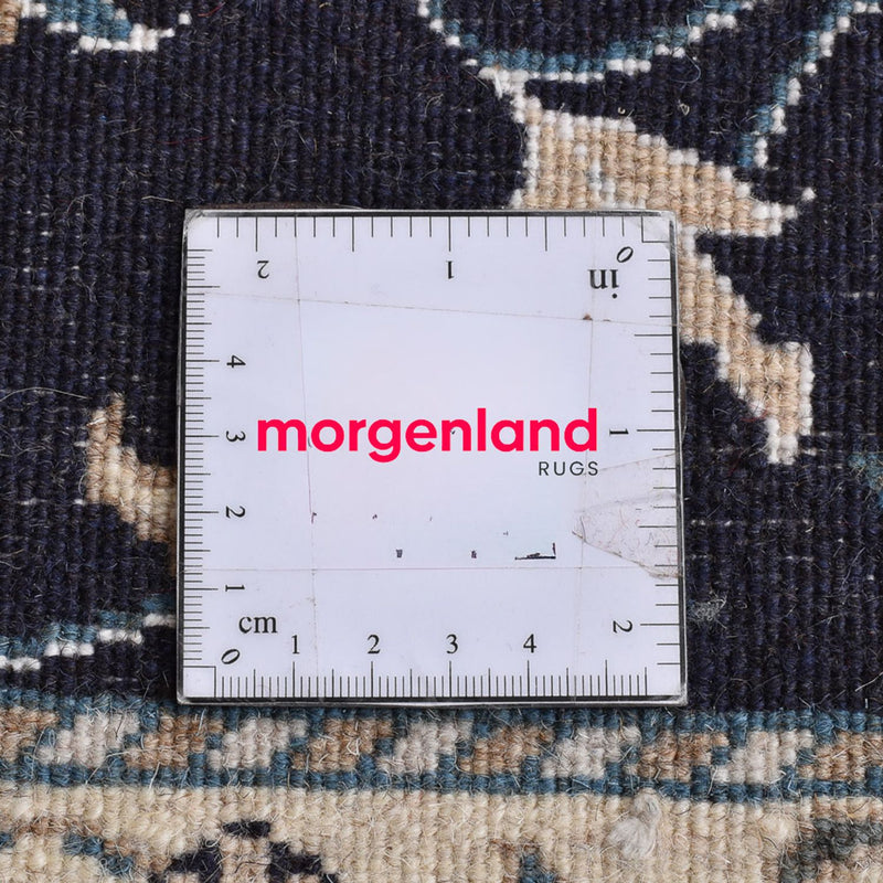 Perzisch tapijt - Nain vierkant  - 90 x 97 cm - donkerblauw