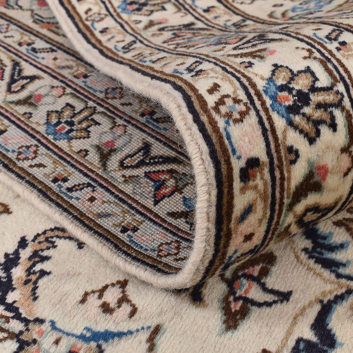 Perzisch tapijt - Keshan - 350 x 245 cm - lichtgrijs