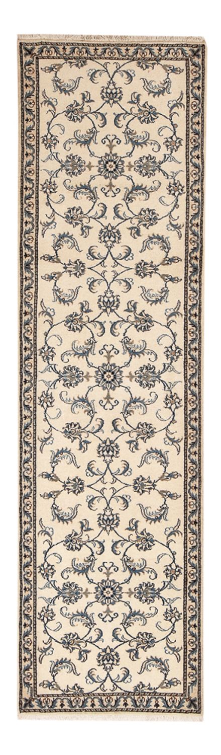 Loper Perzisch tapijt - Nain - 300 x 80 cm - beige
