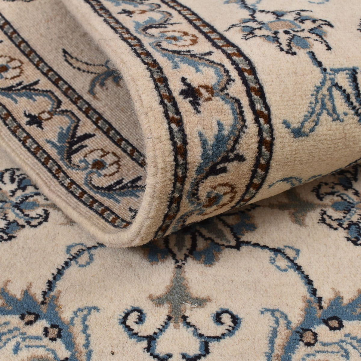 Loper Perzisch tapijt - Nain - 300 x 80 cm - beige