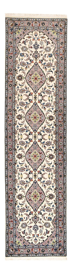 Loper Perzisch tapijt - Keshan - 308 x 80 cm - beige