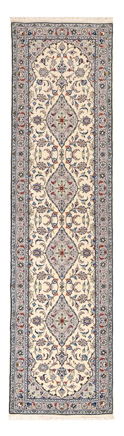 Loper Perzisch tapijt - Keshan - 311 x 80 cm - beige