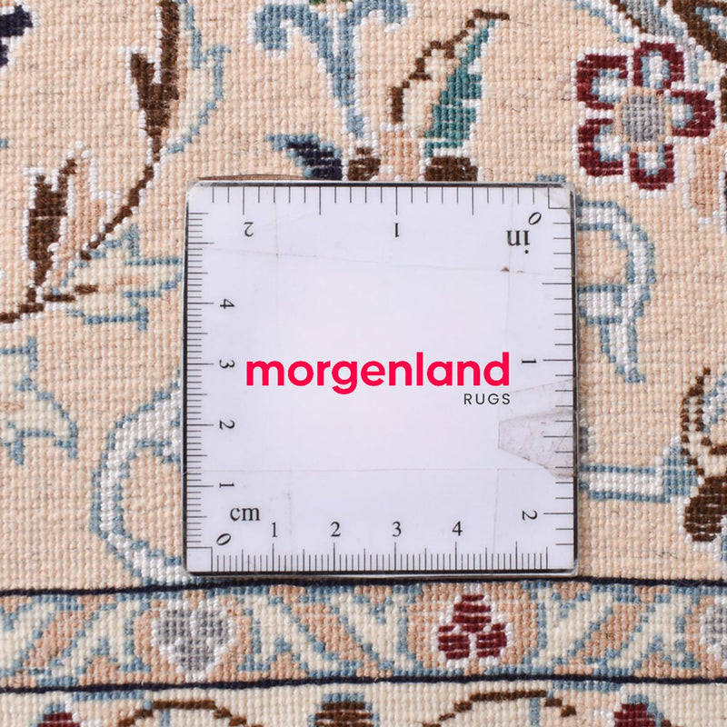 Perzisch tapijt - Nain - Premium vierkant  - 206 x 206 cm - donkerblauw