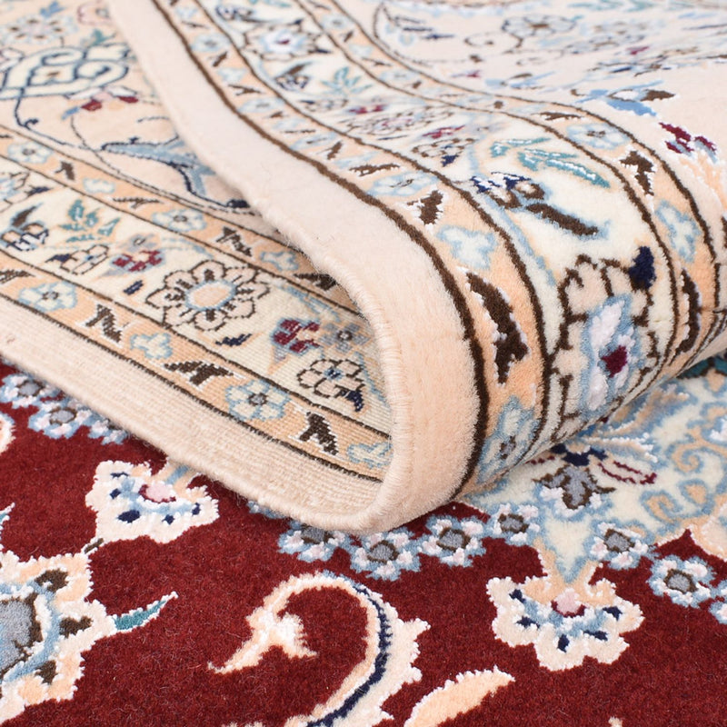 Perzisch tapijt - Nain - Premium - 236 x 150 cm - donkerrood