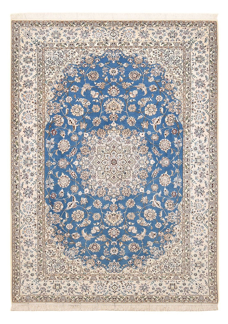 Perzisch tapijt - Nain - Premium - 221 x 159 cm - blauw