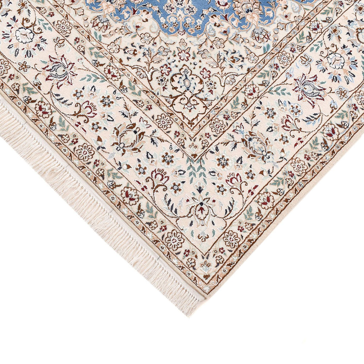 Perzisch tapijt - Nain - Premium - 221 x 159 cm - blauw