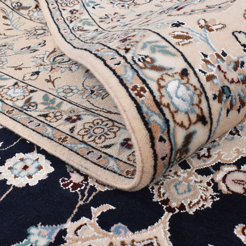 Perzisch tapijt - Nain - Premium - 237 x 158 cm - donkerblauw