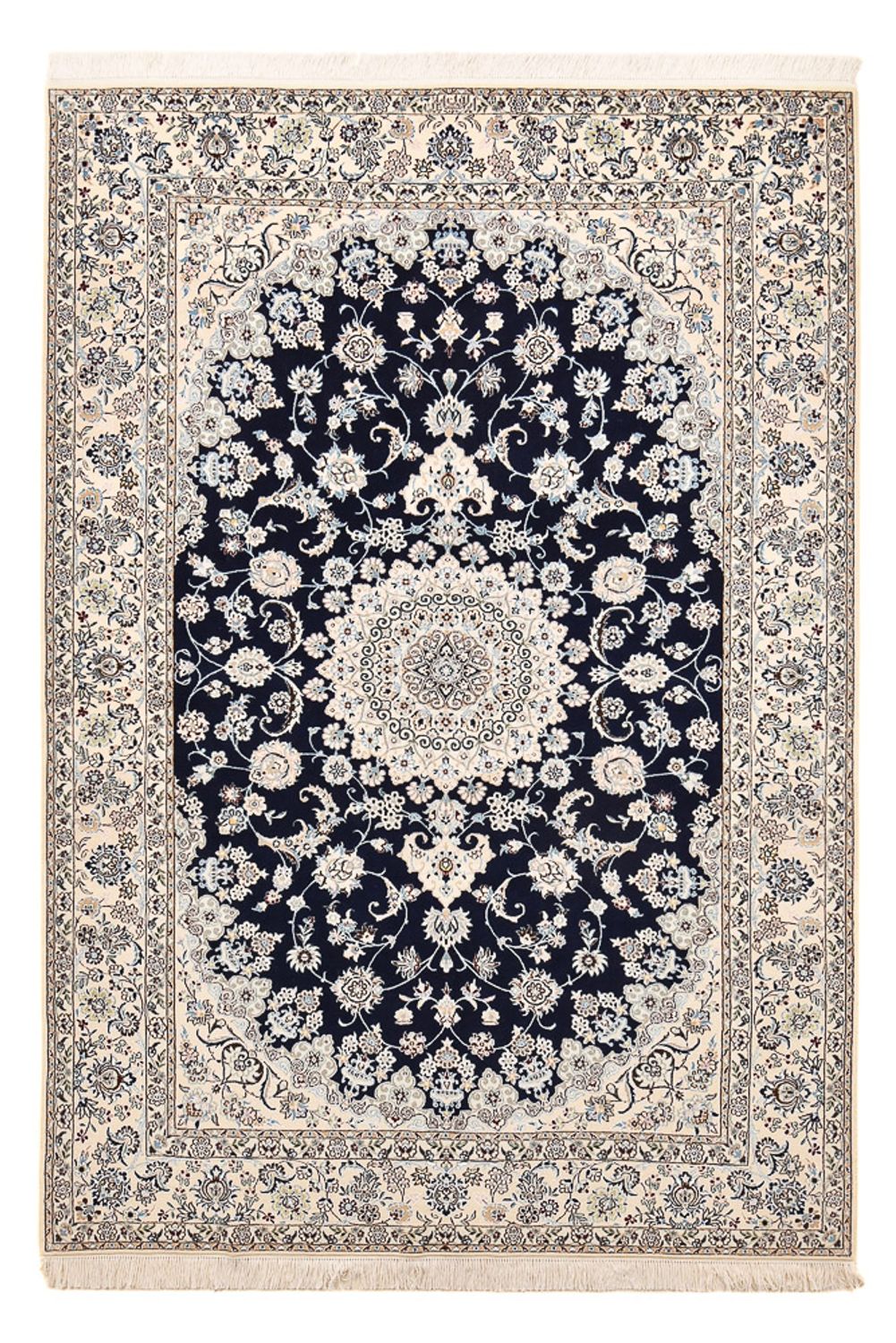 Perzisch tapijt - Nain - Premium - 245 x 165 cm - donkerblauw