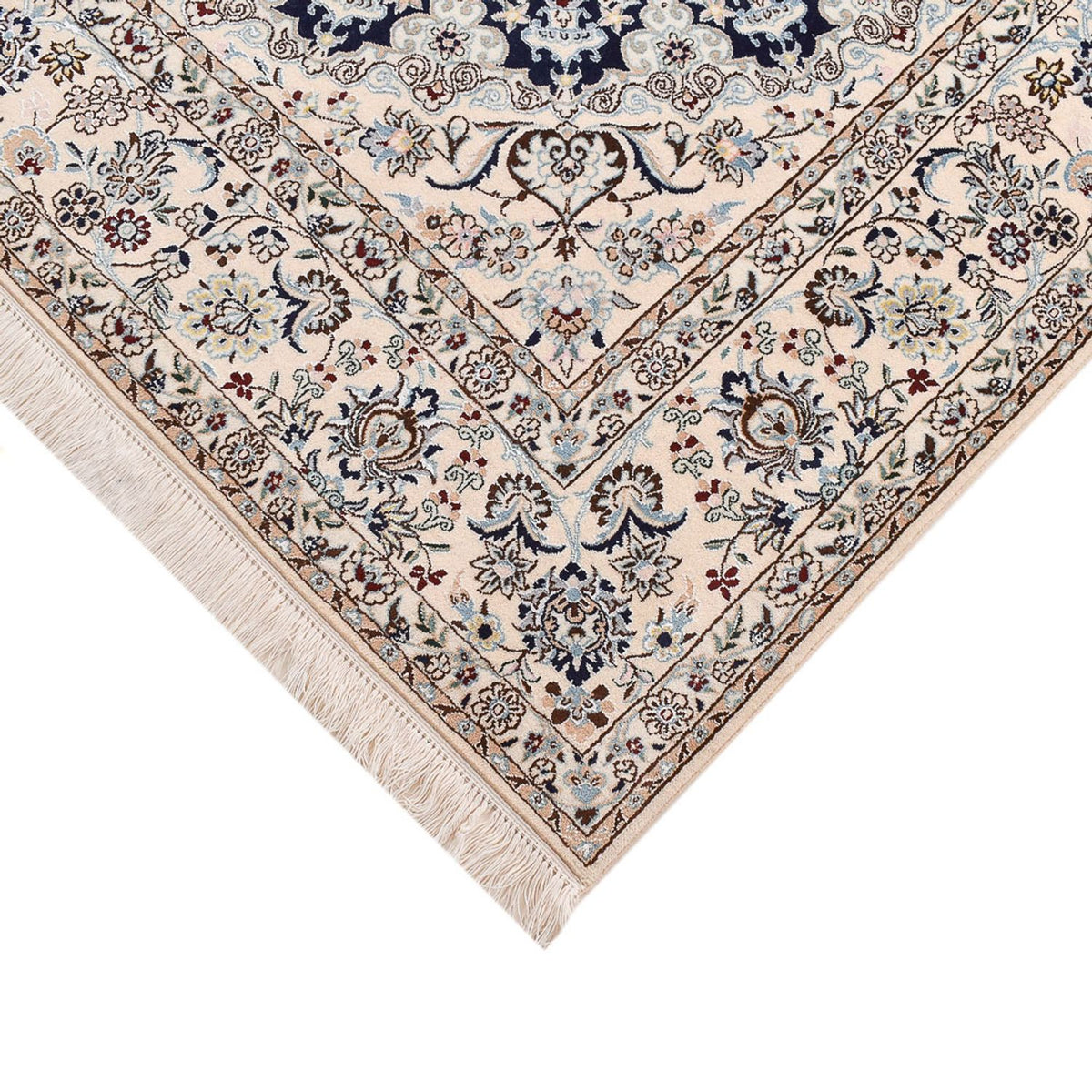 Perzisch tapijt - Nain - Premium - 245 x 165 cm - donkerblauw