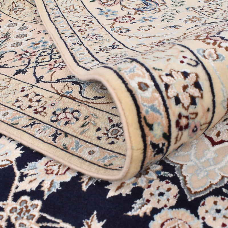 Perzisch tapijt - Nain - Premium - 240 x 161 cm - donkerblauw