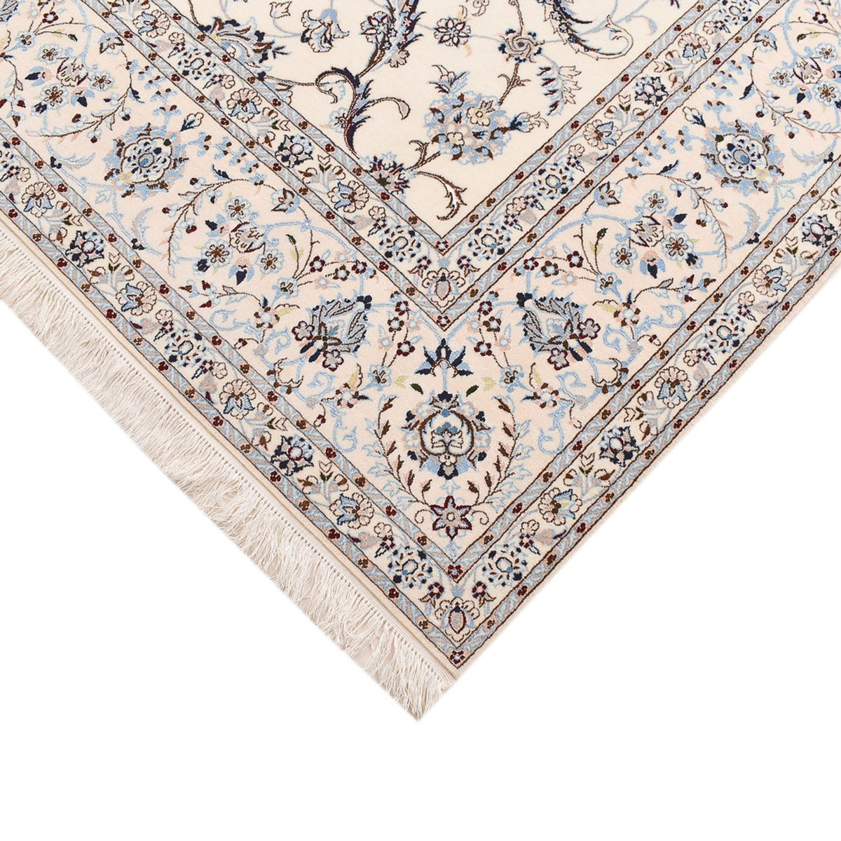 Perzisch tapijt - Nain - Premium - 255 x 210 cm - lichtgrijs