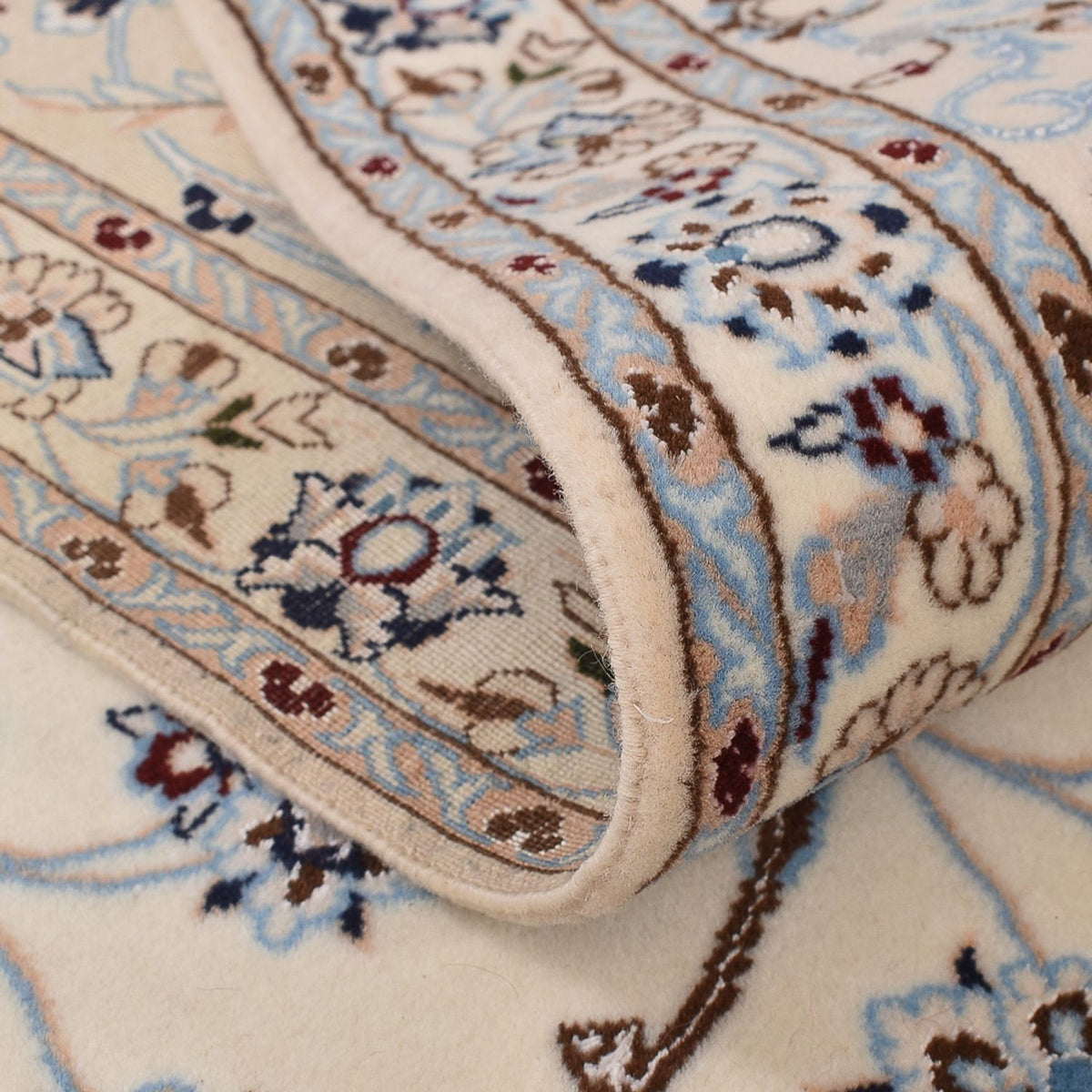 Perzisch tapijt - Nain - Premium - 255 x 210 cm - lichtgrijs