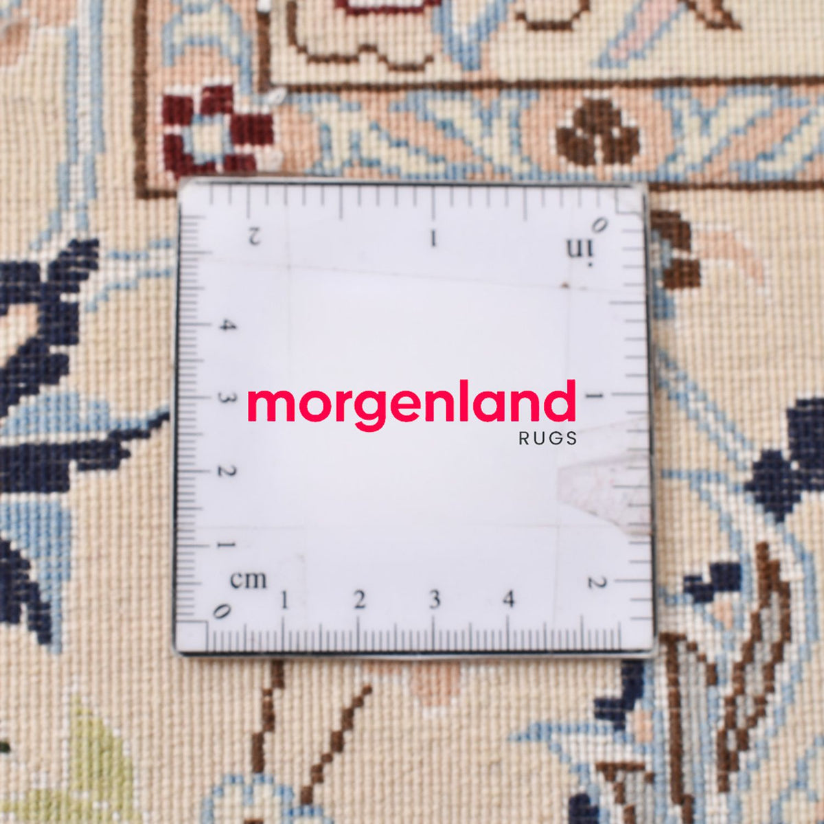 Perzisch tapijt - Nain - Premium - 255 x 210 cm - lichtgrijs