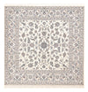 Nain - 6La Tapijt 204x207cm - Perzisch tapijt - Vierkant / Lichtgrijs / 204 x 207 cm Vierkant