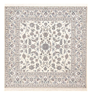 Perzisch tapijt - Nain - Premium vierkant  - 204 x 207 cm - lichtgrijs